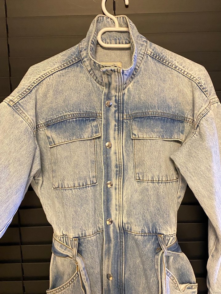 Dilvin Denim Uzun Tulum - Görsel 4