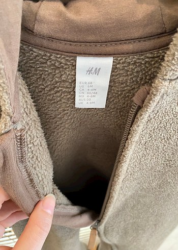 Kahverengi Bebek Polar Tulum - H&M - Görsel 3
