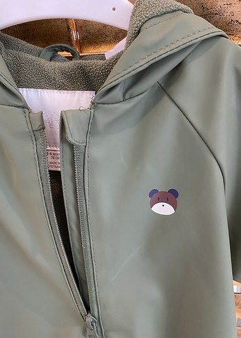 Fermuarlı Yeşil Bebek Tulumu - ZARA - Görsel 2