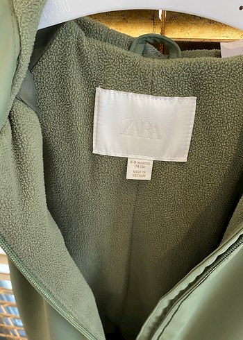 Fermuarlı Yeşil Bebek Tulumu - ZARA - Görsel 3