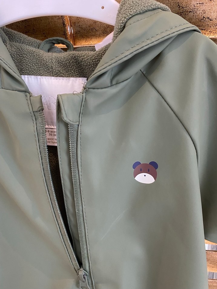 Fermuarlı Yeşil Bebek Tulumu - ZARA - Görsel 2