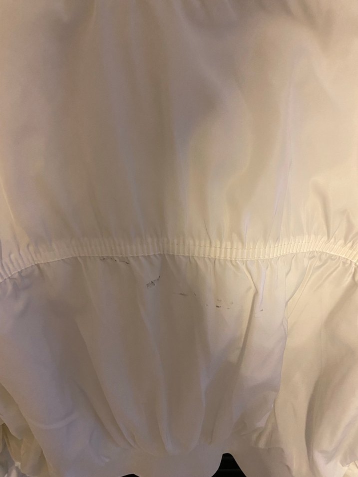 Beyaz Fermuarlı Ceket - BERSHKA - Görsel 4