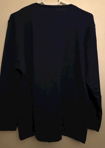 Düğmeli Siyah Gotik Triko - Görsel 2