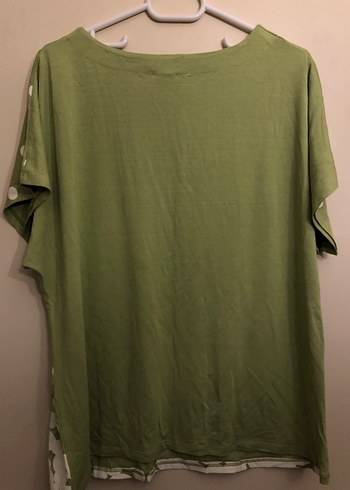 Yeşil Puantiyeli Bohem Kadın Bluz - Görsel 2