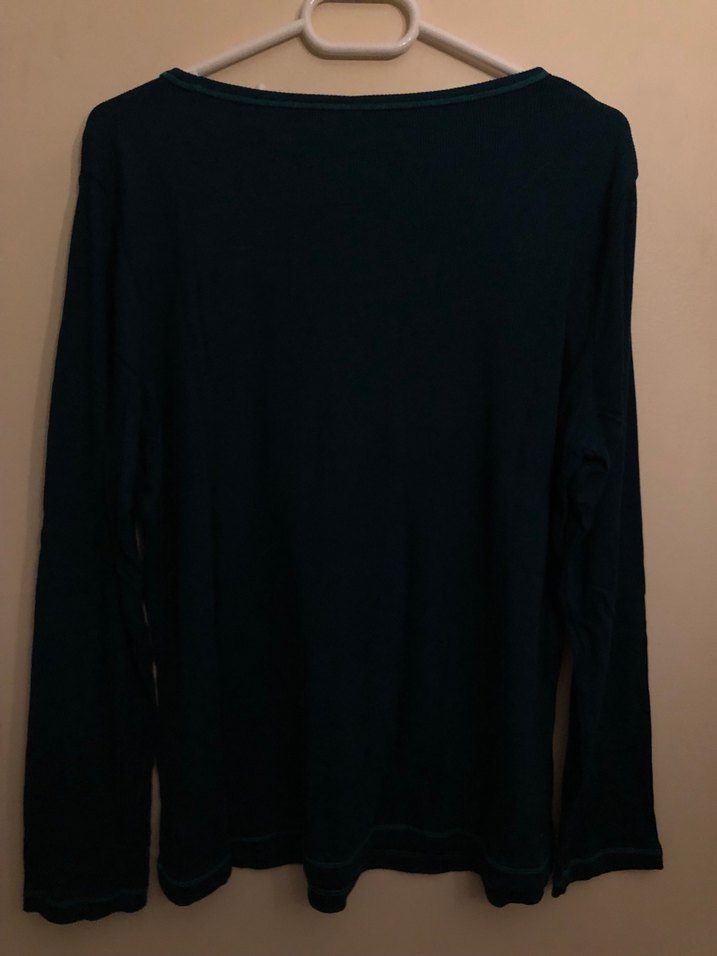 Siyah Uzun Kollu Bluz - Görsel 2