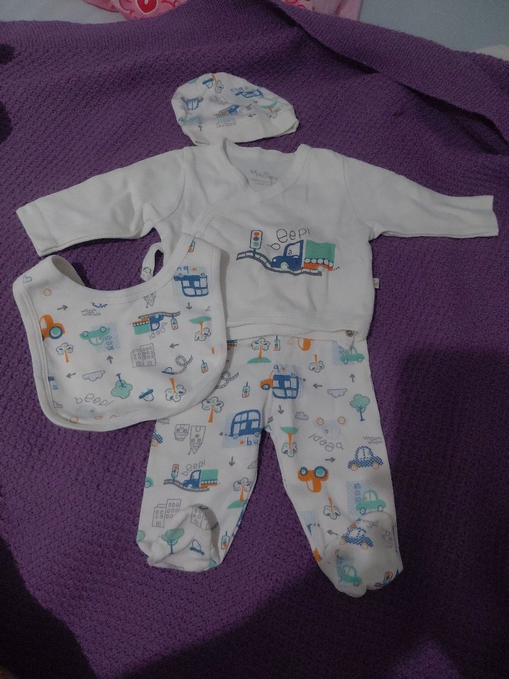 Bebek Erkek Baskılı Uzun Kollu Takım - Görsel 2