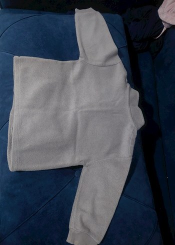 Gri Fermuarlı Erkek Polar Sweatshirt 24-36 yaş - Görsel 2