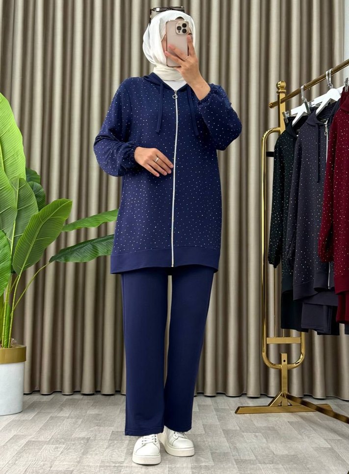 Siyah Kadın Uzun Kollu Takım - Görsel 2