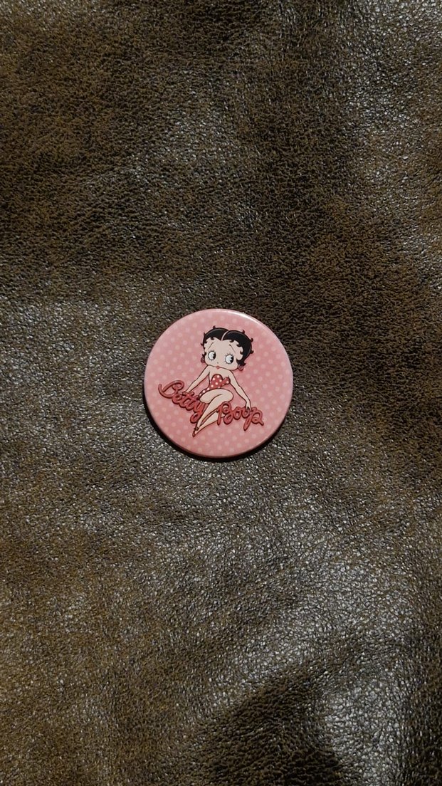 Betty Boop Vintage Pembe Rozet - Görsel 2