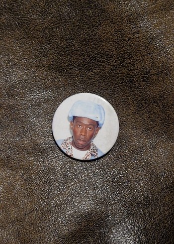 Vintage Erkek Rozet Parlak Kahverengi - Görsel 2