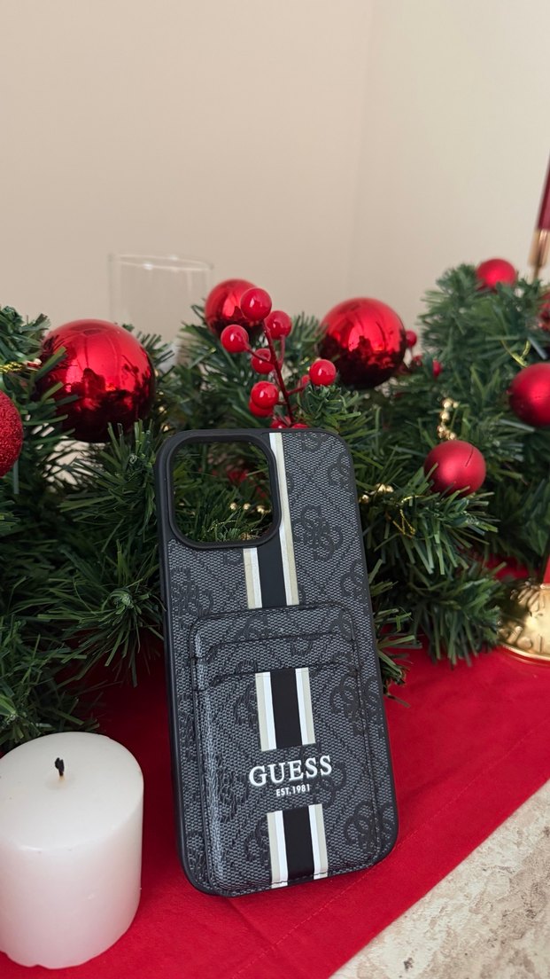 Guess Siyah Tokalı Street Wear Telefon Kılıfı 16 Pro Max - Görsel 2