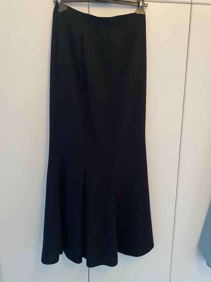 Mor Uzun Drapeli Kadın Etek - Görsel 2