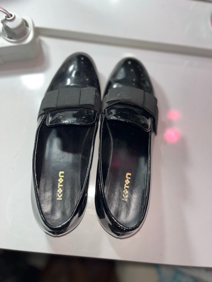 Koton Siyah Tokalı Kadın Klasik Topuklu Ayakkabı - Görsel 2