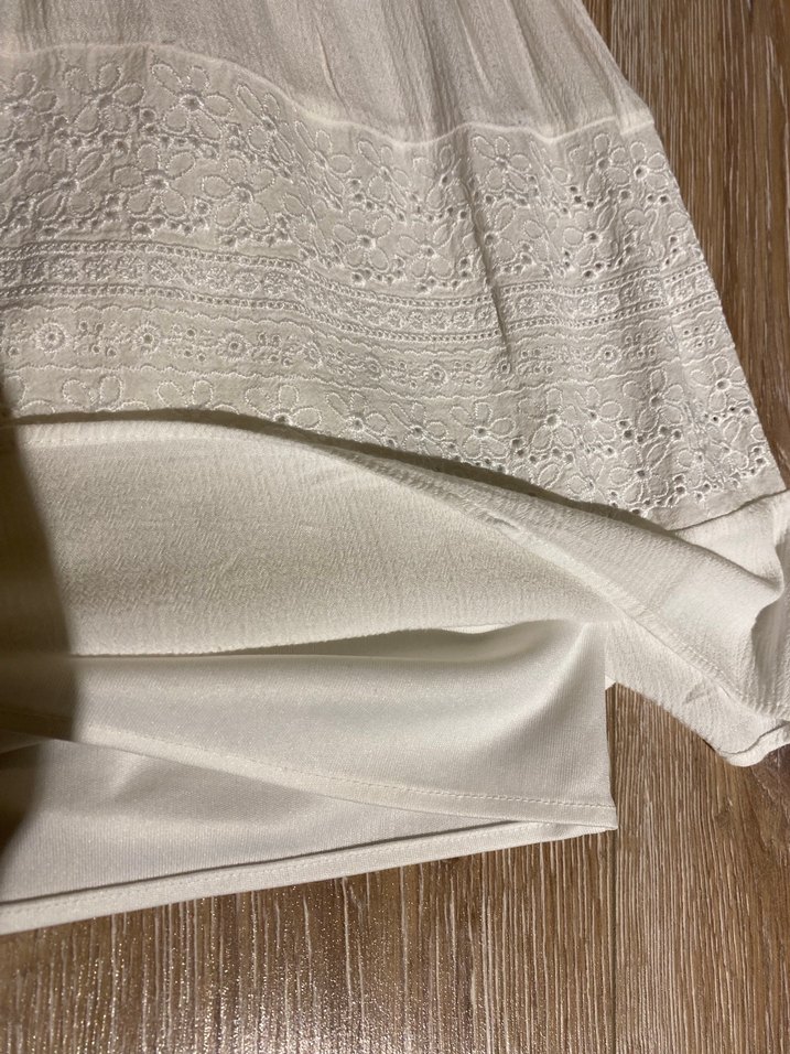 Beyaz Pliseli Uzun Bohem Elbise - Görsel 3