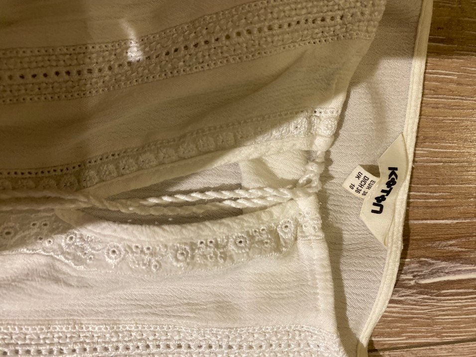 Beyaz Pliseli Uzun Bohem Elbise - Görsel 4