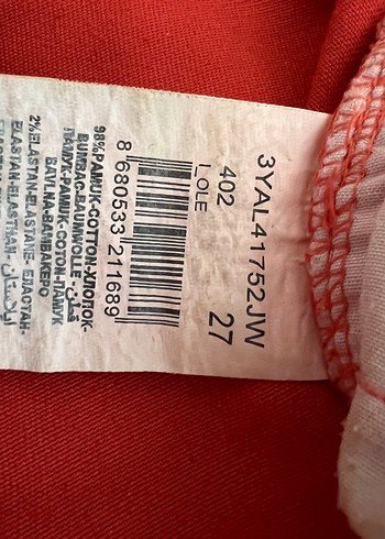 Nar çiçeği Kadın Midi Boy Pantolon - Görsel 5