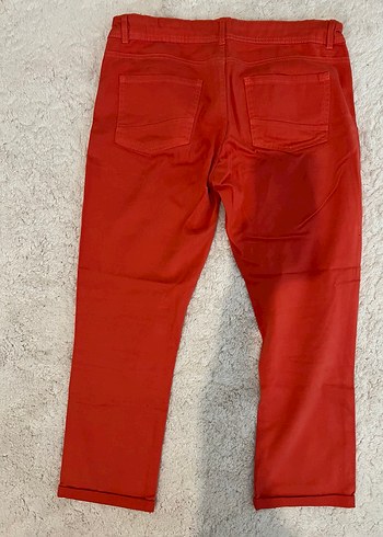 Nar çiçeği Kadın Midi Boy Pantolon - Görsel 3