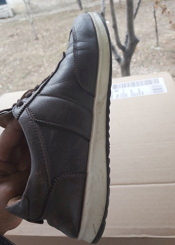 Erkek Kahverengi Günlük Ayakkabı Bağcıkları - Görsel 4