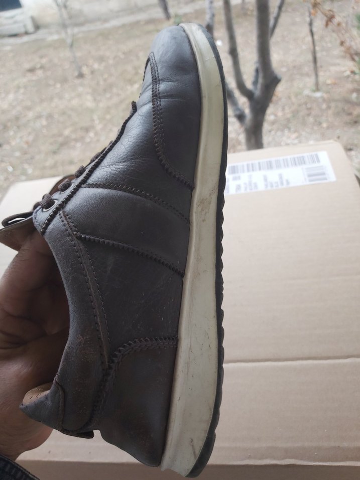 Erkek Kahverengi Günlük Ayakkabı Bağcıkları - Görsel 4