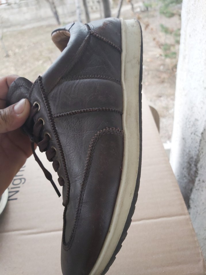 Erkek Kahverengi Günlük Ayakkabı Bağcıkları - Görsel 2