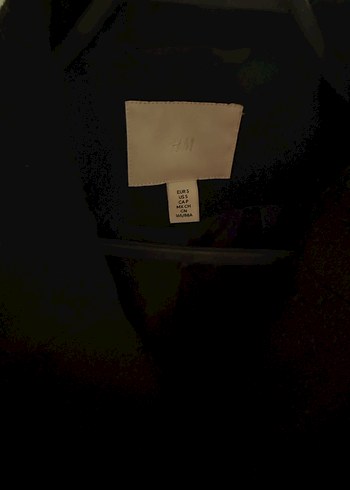 H&M Siyah Uzun Kışlık Kaban H&M