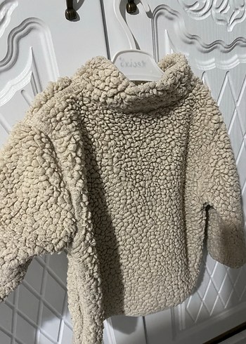 Gri Erkek Çocuk Peluş Boğazlı Mont - Görsel 2