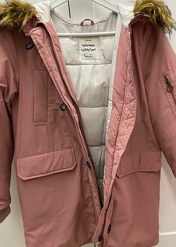 Zara kids pembe mont - Görsel 4