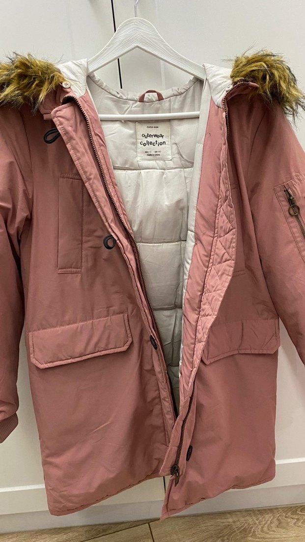 Zara kids pembe mont - Görsel 4
