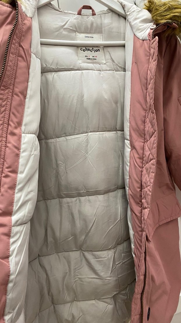 Zara kids pembe mont - Görsel 5
