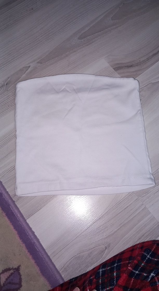 Beyaz straplez - Görsel 2