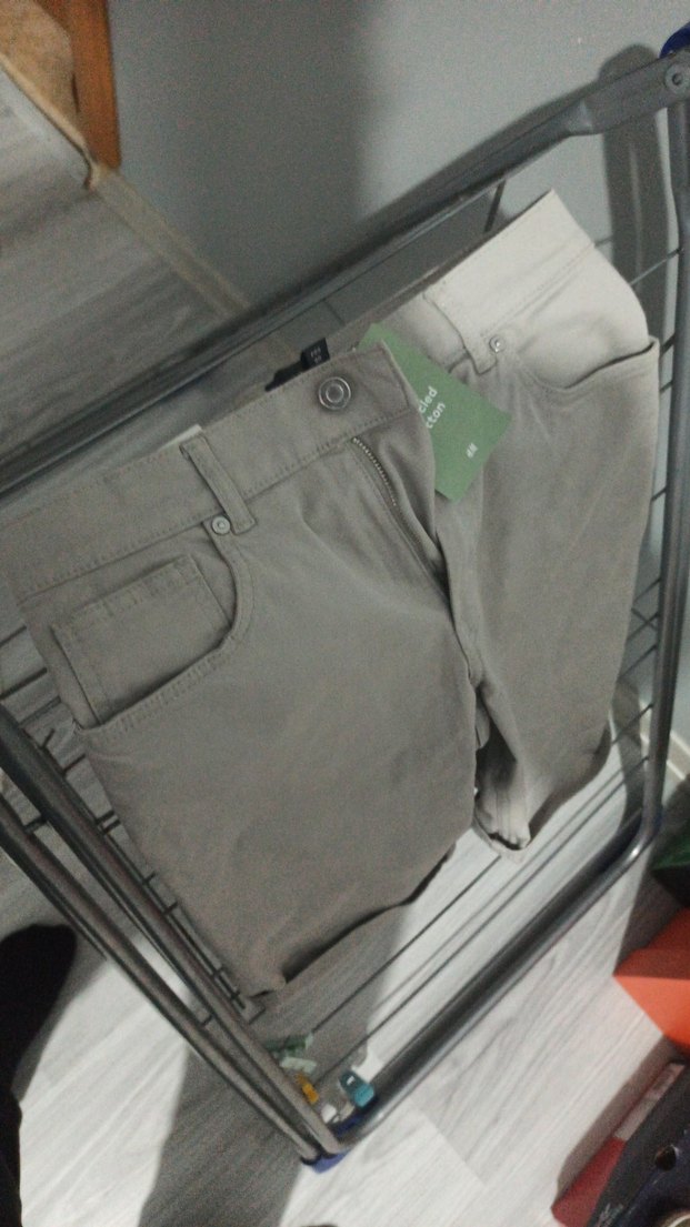 Bej Renkli Kemerli Erkek Mini Şort - Görsel 3