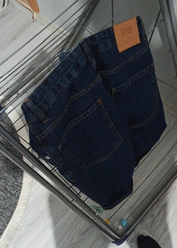 erkek lacivert Midi Kot Şort - Görsel 4