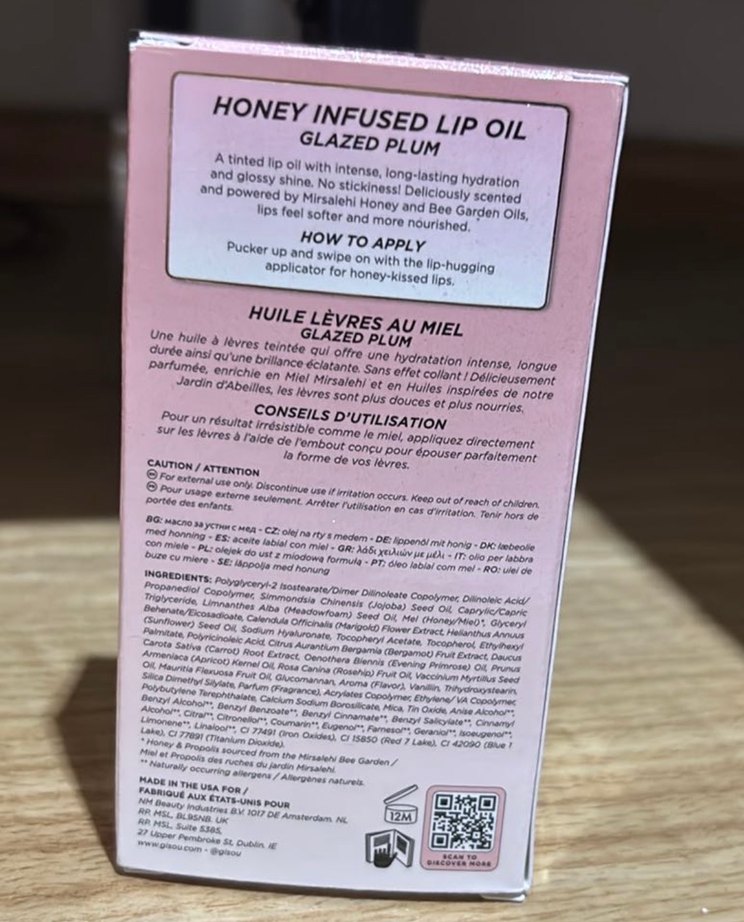 Kahve Parlak Bal Özlü Dudak Yağı - Görsel 3