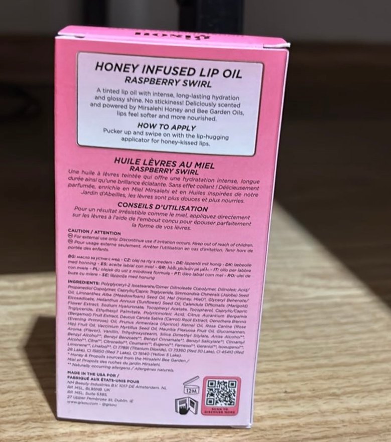 Gisou Bal Özlü Pembe Dudak Yağı - Görsel 2