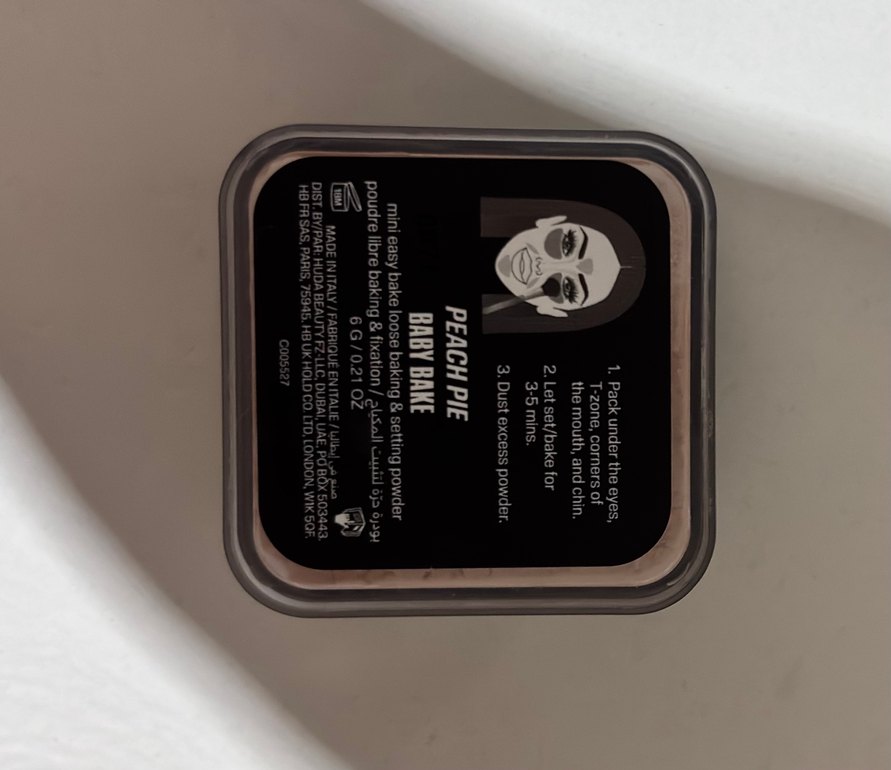 Hudabeauty mini pudra(peach pie) - Görsel 2
