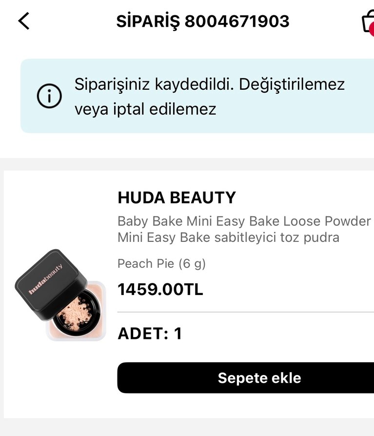 Hudabeauty mini pudra(peach pie) - Görsel 4