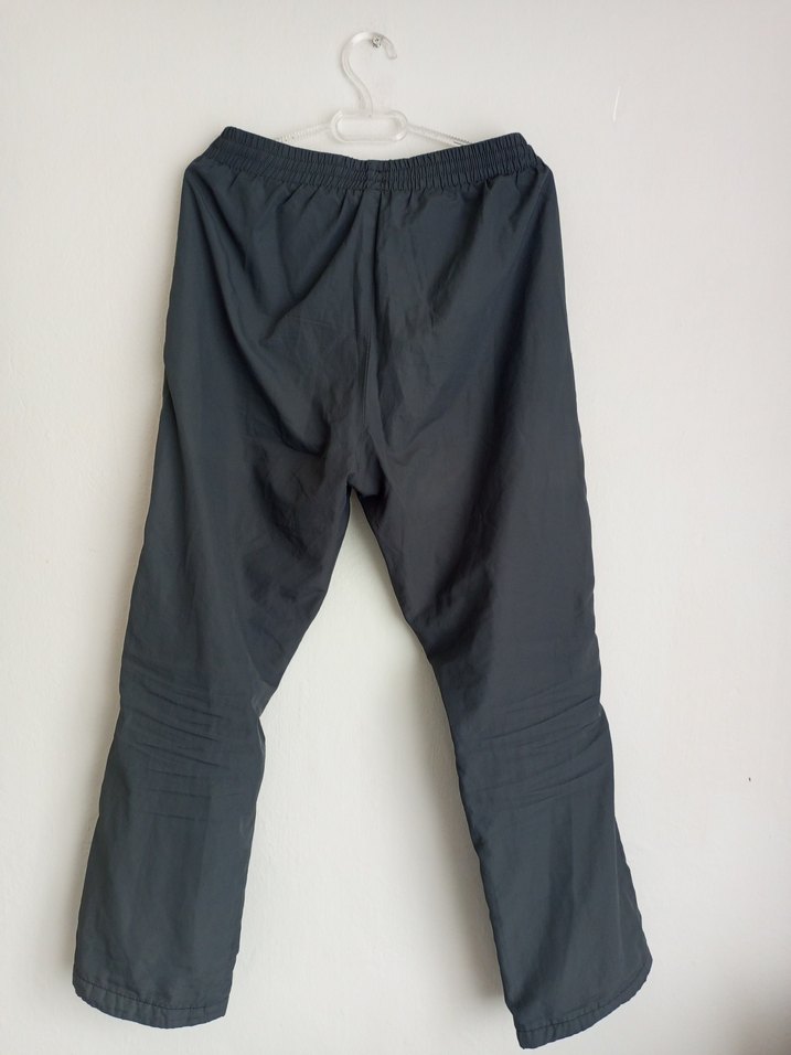 Gri Erkek  Fermuarlı Paraşüt Eşofman - Görsel 5