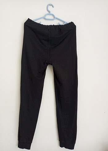 Fermuarlı Siyah Erkek Pamuklu Eşofman Altı - Görsel 7