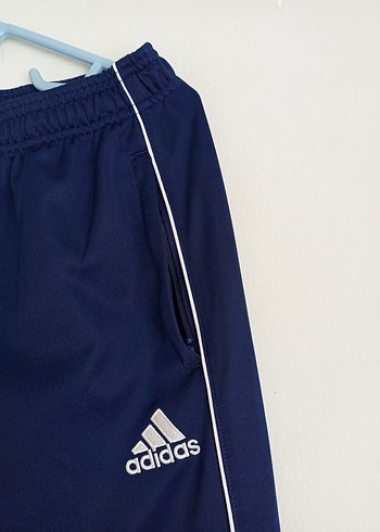 Erkek Mavi Adidas Fermuarlı Eşofman Altı - Görsel 2