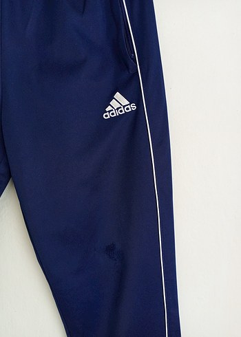 Erkek Mavi Adidas Fermuarlı Eşofman Altı - Görsel 3