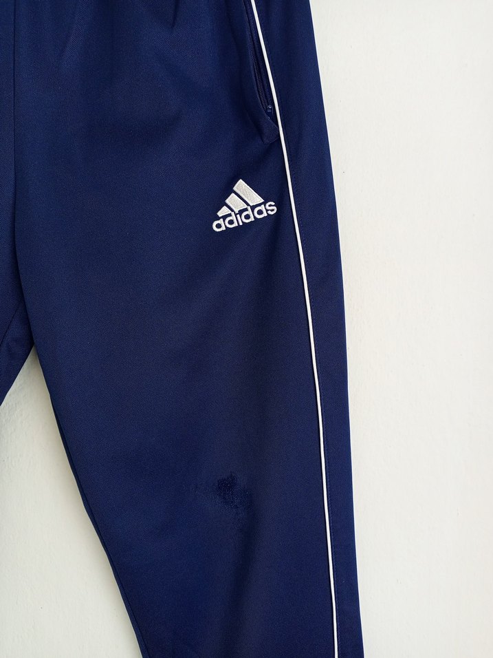 Erkek Mavi Adidas Fermuarlı Eşofman Altı - Görsel 3