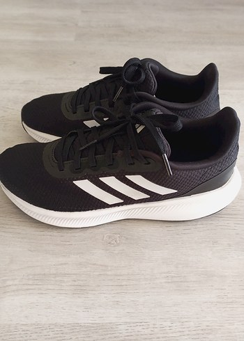 Siyah Bağcıklı Erkek Koşu Ayakkabısı - Görsel 3