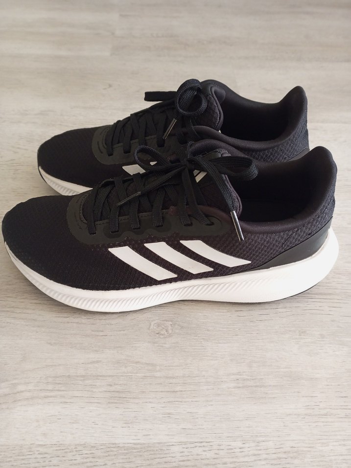 Siyah Bağcıklı Erkek Koşu Ayakkabısı - Görsel 3