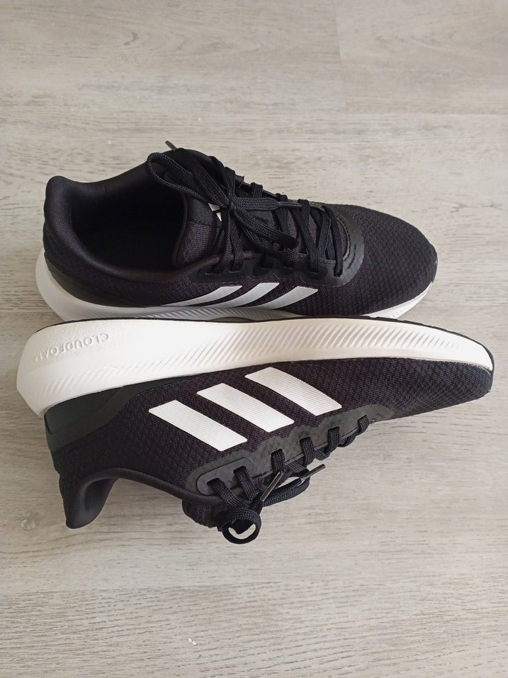 Siyah Bağcıklı Erkek Koşu Ayakkabısı - Görsel 5