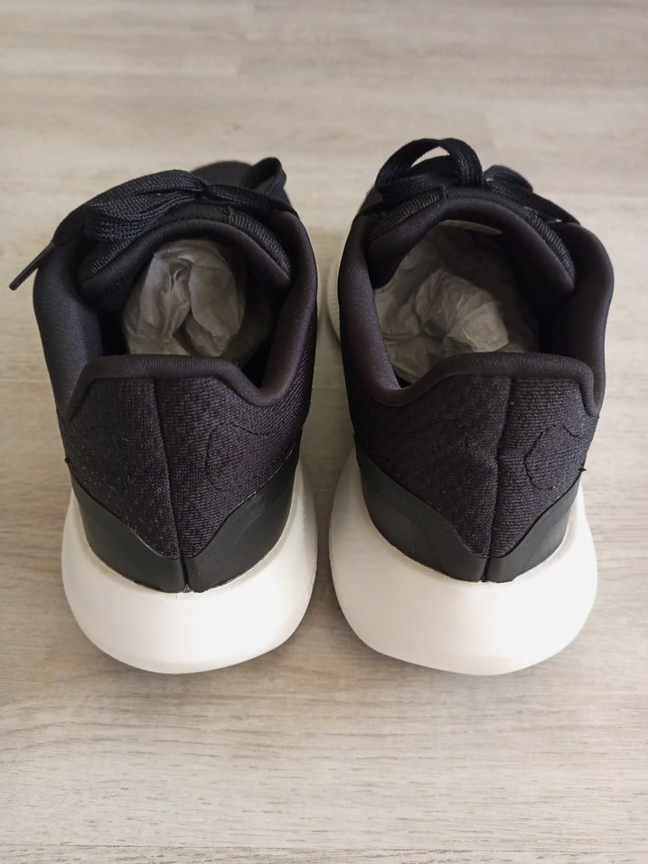 Siyah Bağcıklı Erkek Koşu Ayakkabısı - Görsel 4