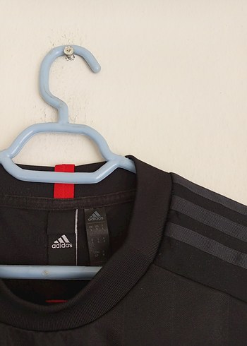 Orijinal Adidas Siyah Erkek Spor Tişörtü - Görsel 4