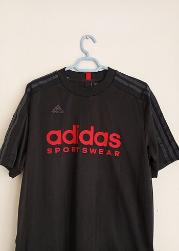 Orijinal Adidas Siyah Erkek Spor Tişörtü - Görsel 3