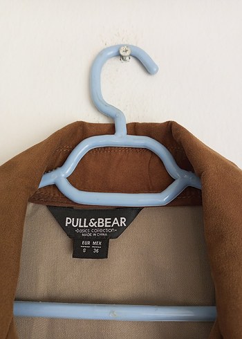 Pull&Bear Erkek Süet Biker Ceket - Görsel 3