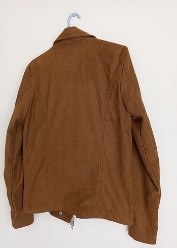 Pull&Bear Erkek Süet Biker Ceket - Görsel 8