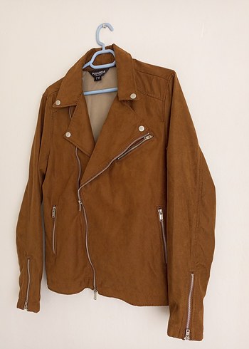 Pull&Bear Erkek Süet Biker Ceket - Görsel 2